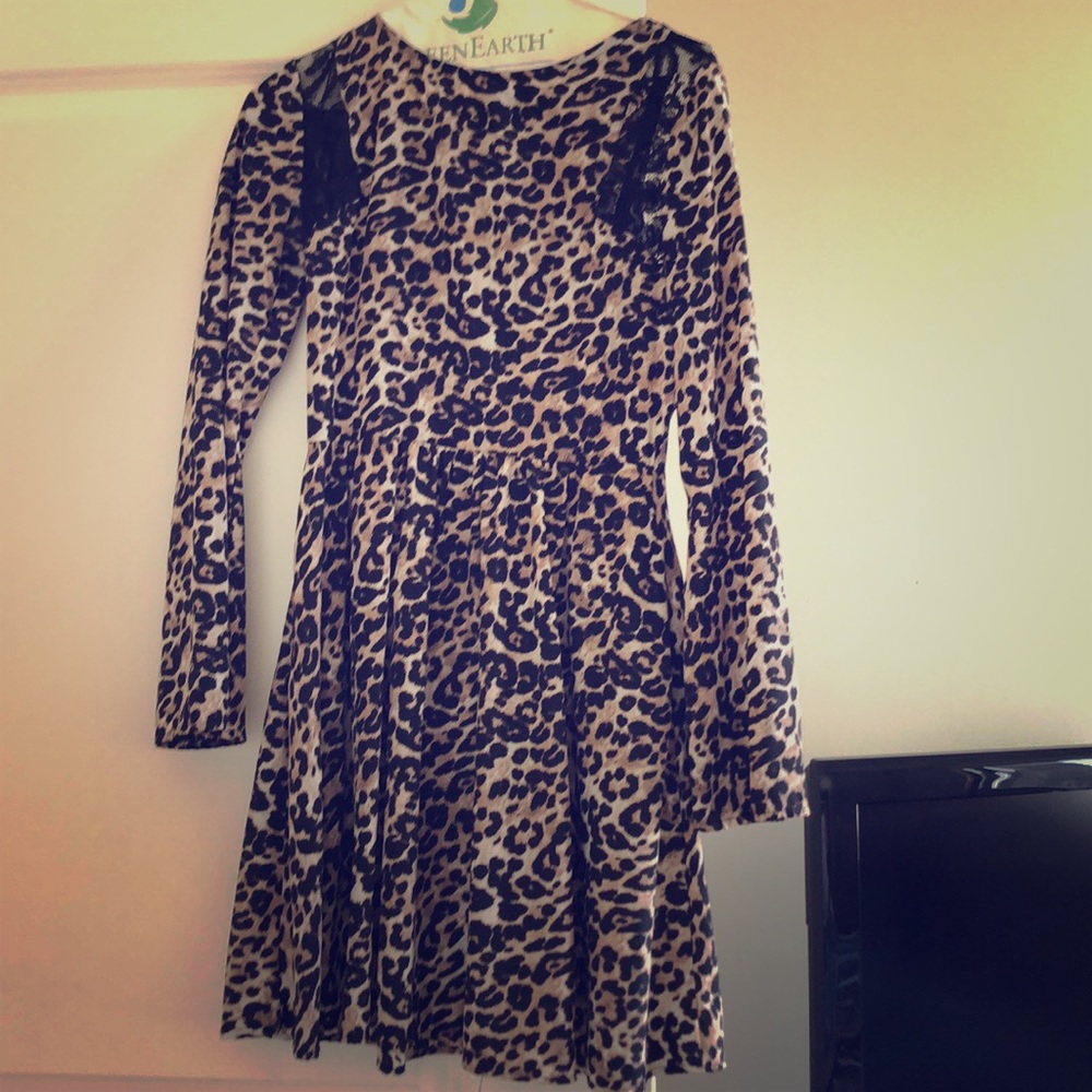 Leopard print dress